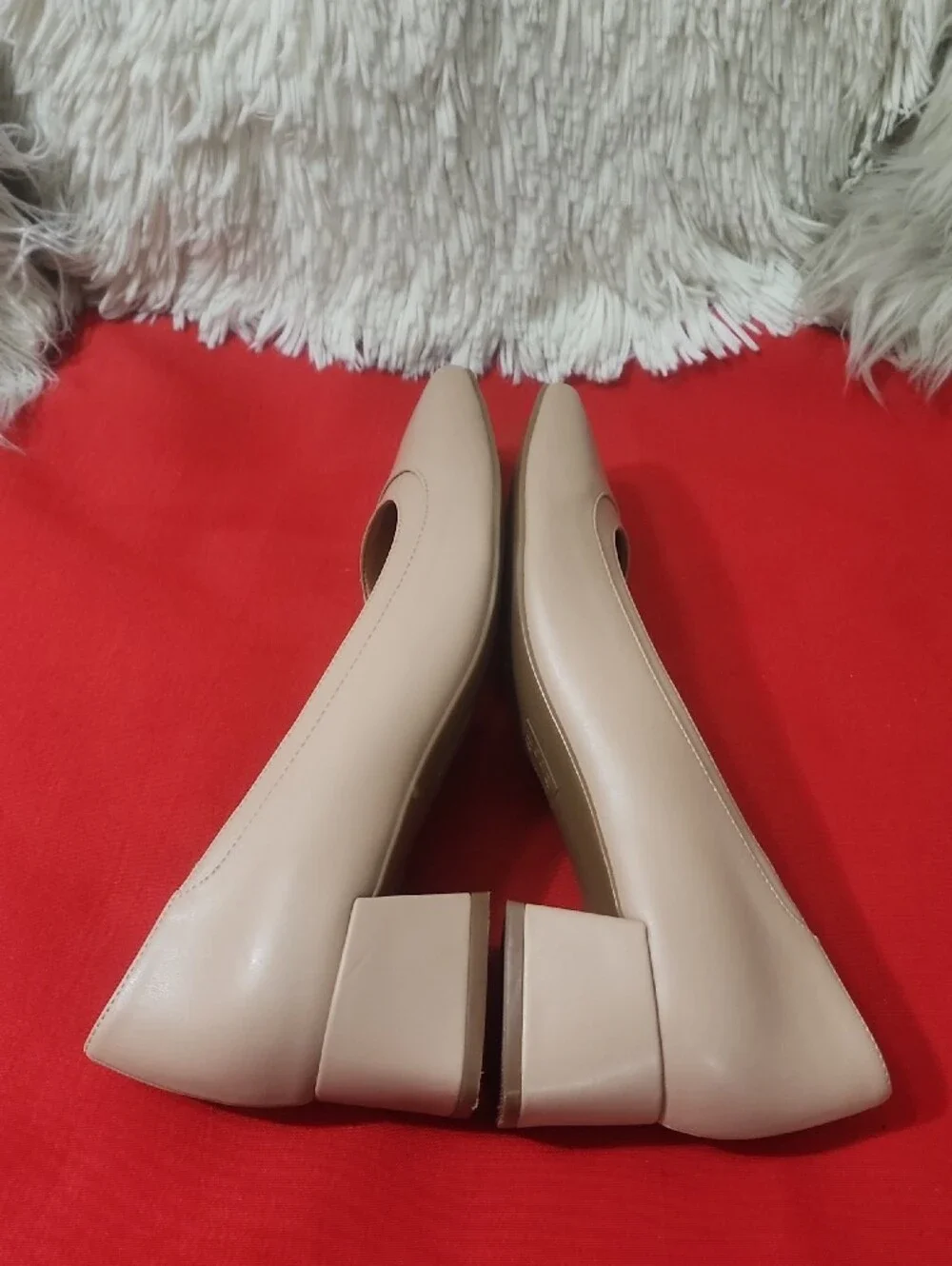 Naturalazer Women's Huntley Square Toe Block Blush Nude